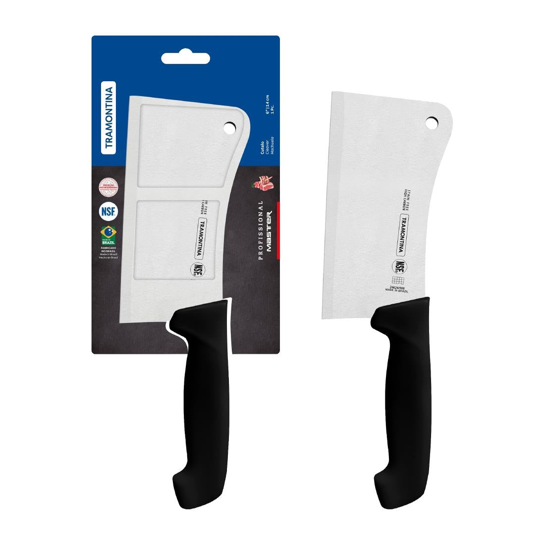 Tramontina Professional Master Black Cleaver 140mm • PAS-JD834