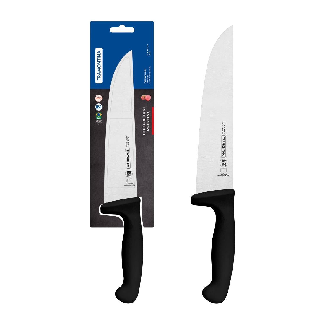 Tramontina Professional Master Black Meat Knife 210mm • PAS-JD838