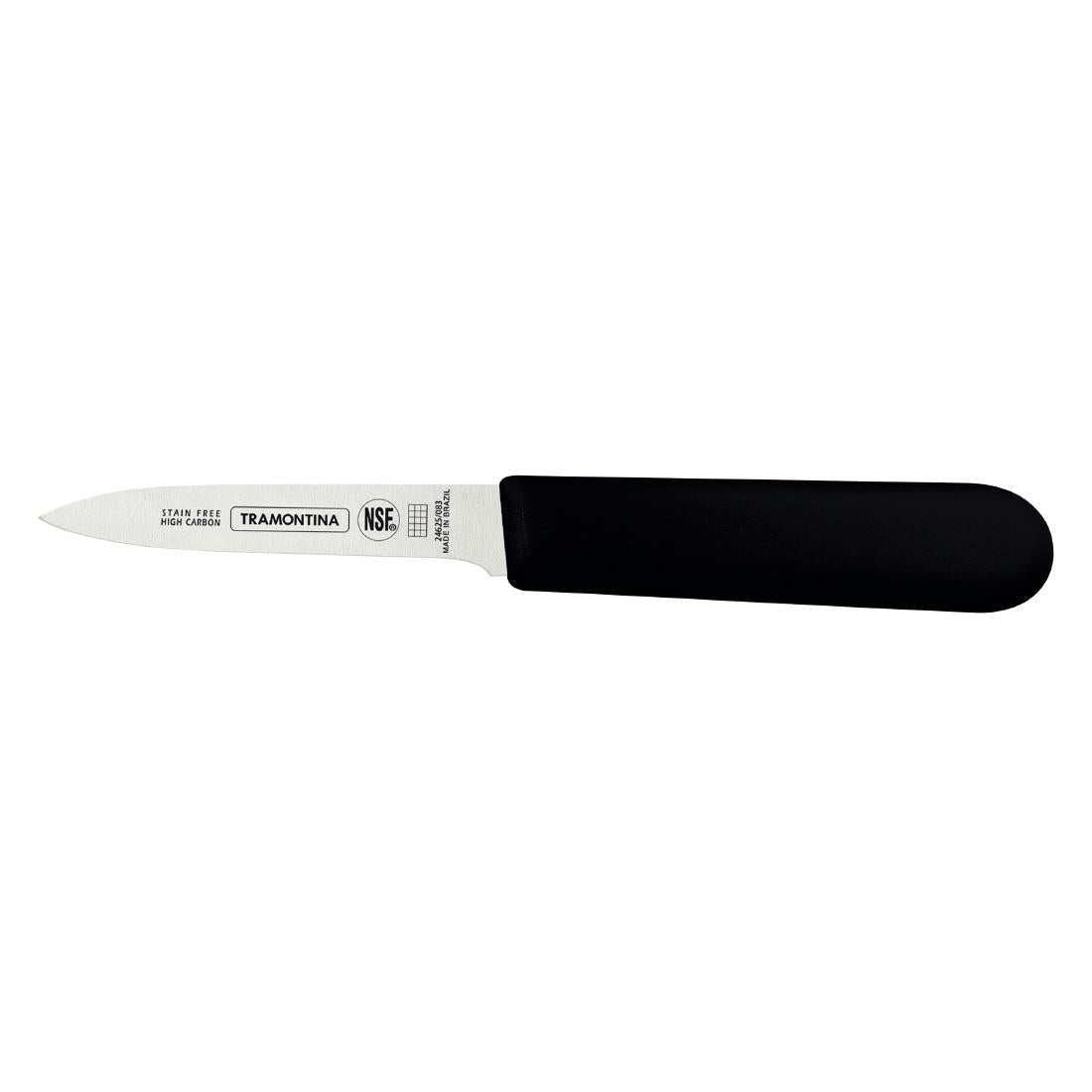 Tramontina Professional Master Black Paring Knife Straight 80mm • PAS-JD845