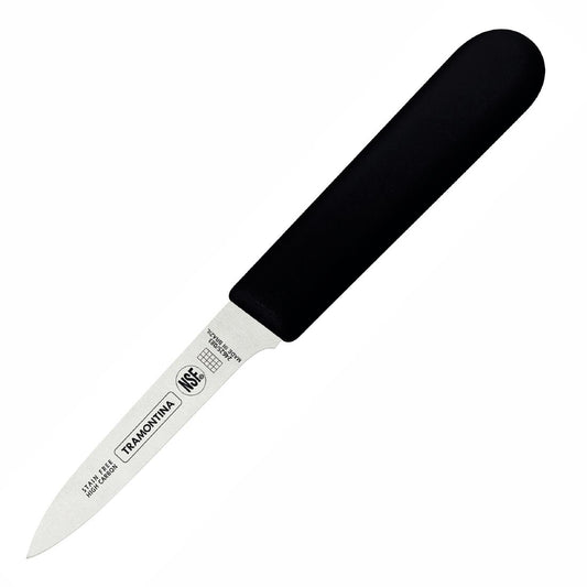 Tramontina Professional Master Black Paring Knife Straight 80mm • PAS-JD845