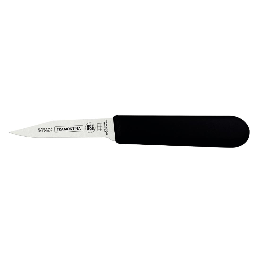 Tramontina Professional Master Black Paring Knife Tapered 80mm • PAS-JD846