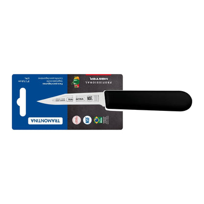 Tramontina Professional Master Black Paring Knife Tapered 80mm • PAS-JD846