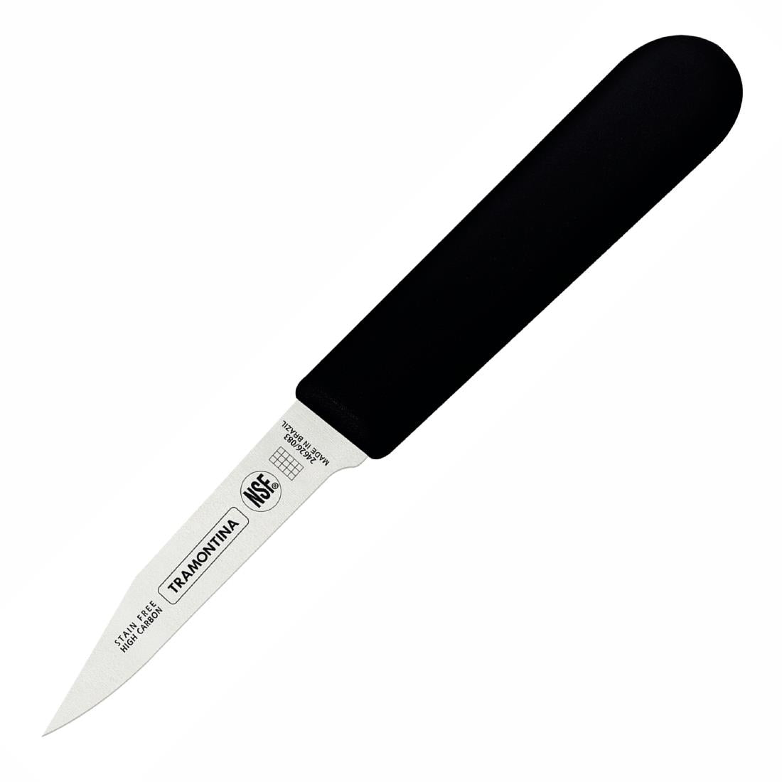 Tramontina Professional Master Black Paring Knife Tapered 80mm • PAS-JD846