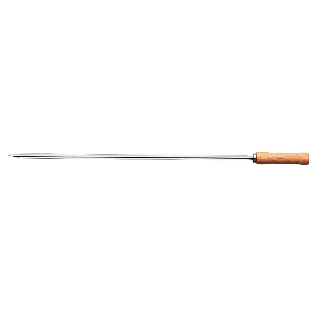Tramontina Heavy Duty Stainless Steel Skewer Wood Handle 650mm • PAS-JD852