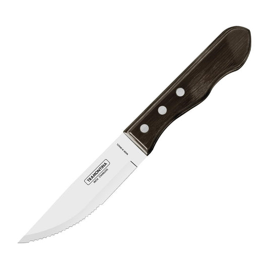 Tramontina Churrasco Steak Knife Polywood Brown 120mm (12 Pack) • PAS-JD864