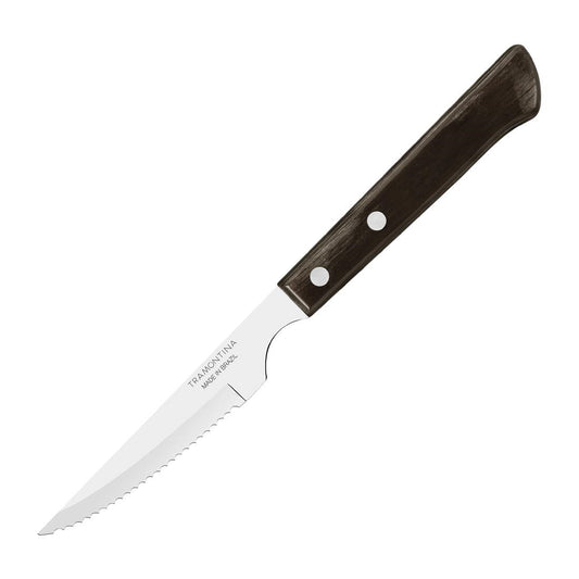 Tramontina Churrasco Steak Knife Polywood Brown 110mm (12 Pack) • PAS-JD867
