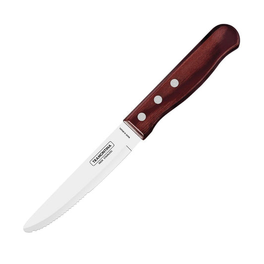 Tramontina Churrasco Steak Knife Polywood Red 130mm (12 Pack) • PAS-JD871