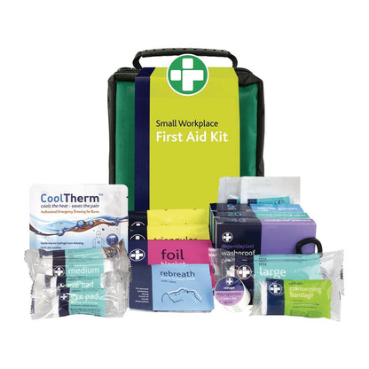Reliance Medical Small First Aid Kit in Green Stockholm Bag • PAS-JD895