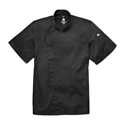 Chef Works Cannes Press Stud Chef Jacket Black L • PAS-JD927-L