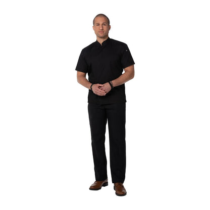 Chef Works Cannes Press Stud Chef Jacket Black L • PAS-JD927-L