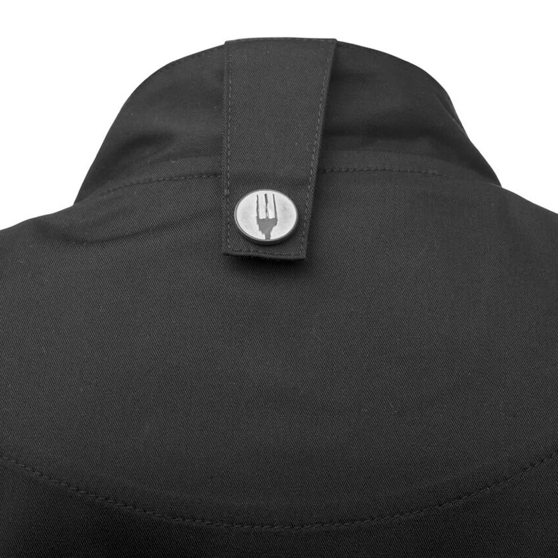 Chef Works Cannes Press Stud Chef Jacket Black L • PAS-JD927-L