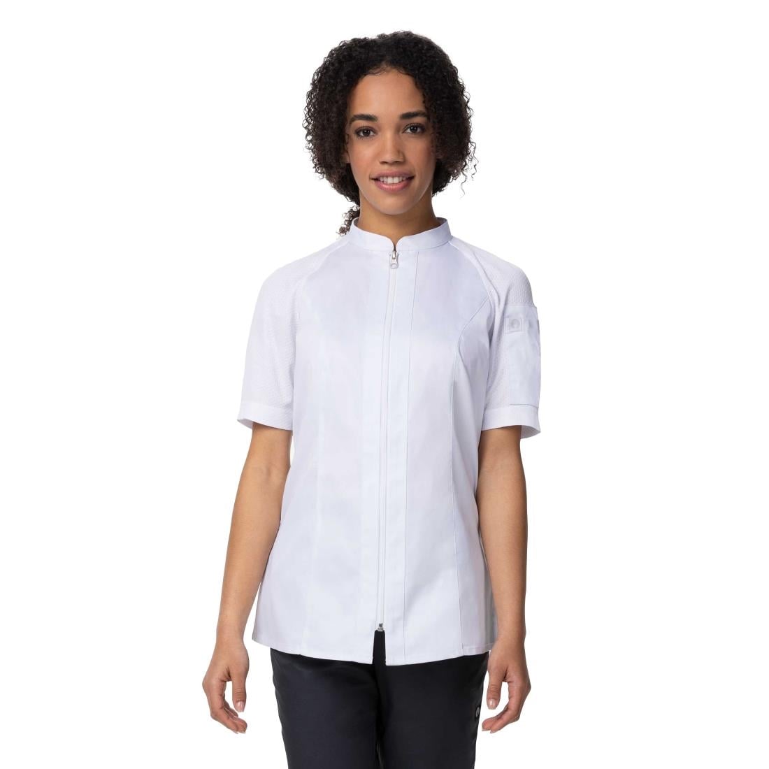 Chef Works Arcadia Women's Chef Jacket White L • PAS-JD929-L