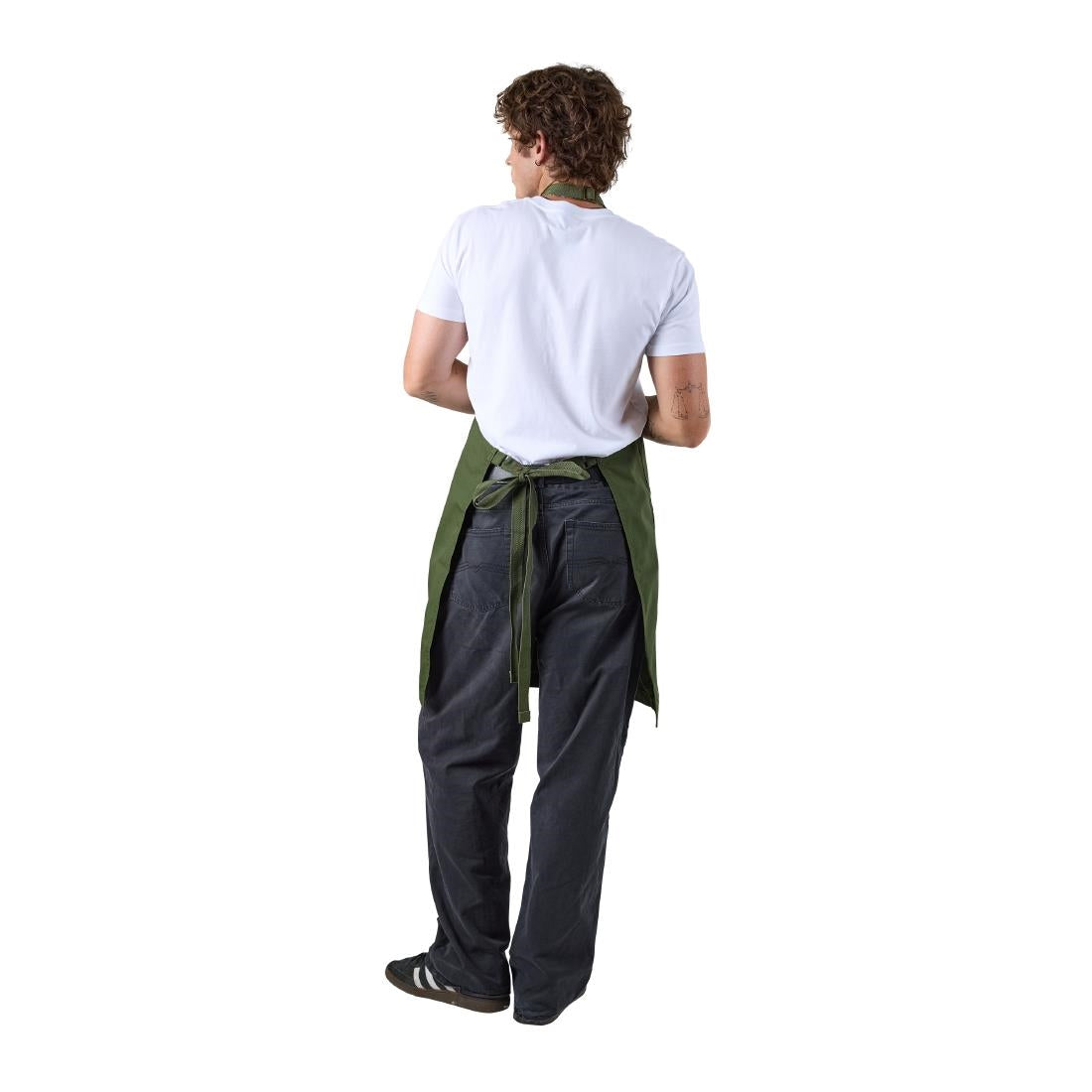 Chef Works Lockharte Bib Apron Military Green • PAS-JD934