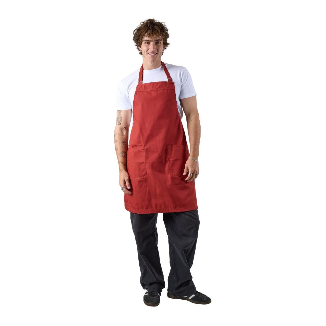 Chef Works Lockharte Bib Apron Rust • PAS-JD936
