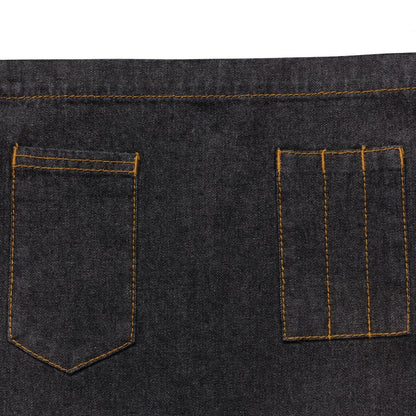 Chef Works Memphis Bib Apron Black • PAS-JD937