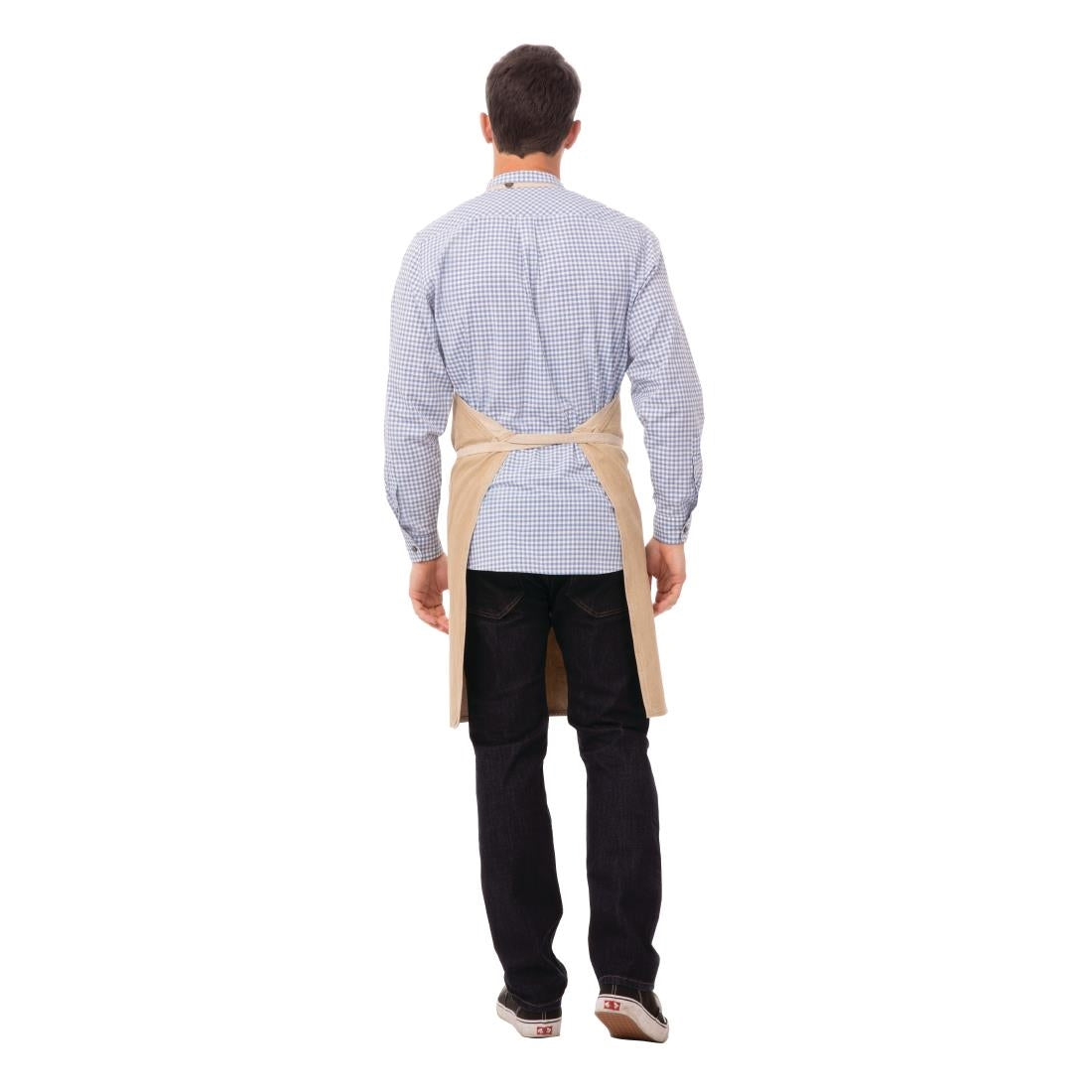 Chef Works Austin Bib Apron Natural • PAS-JD938