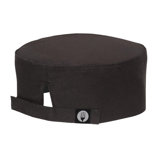 Chef Works Cool Vent Chef Beanie Black • PAS-JD942