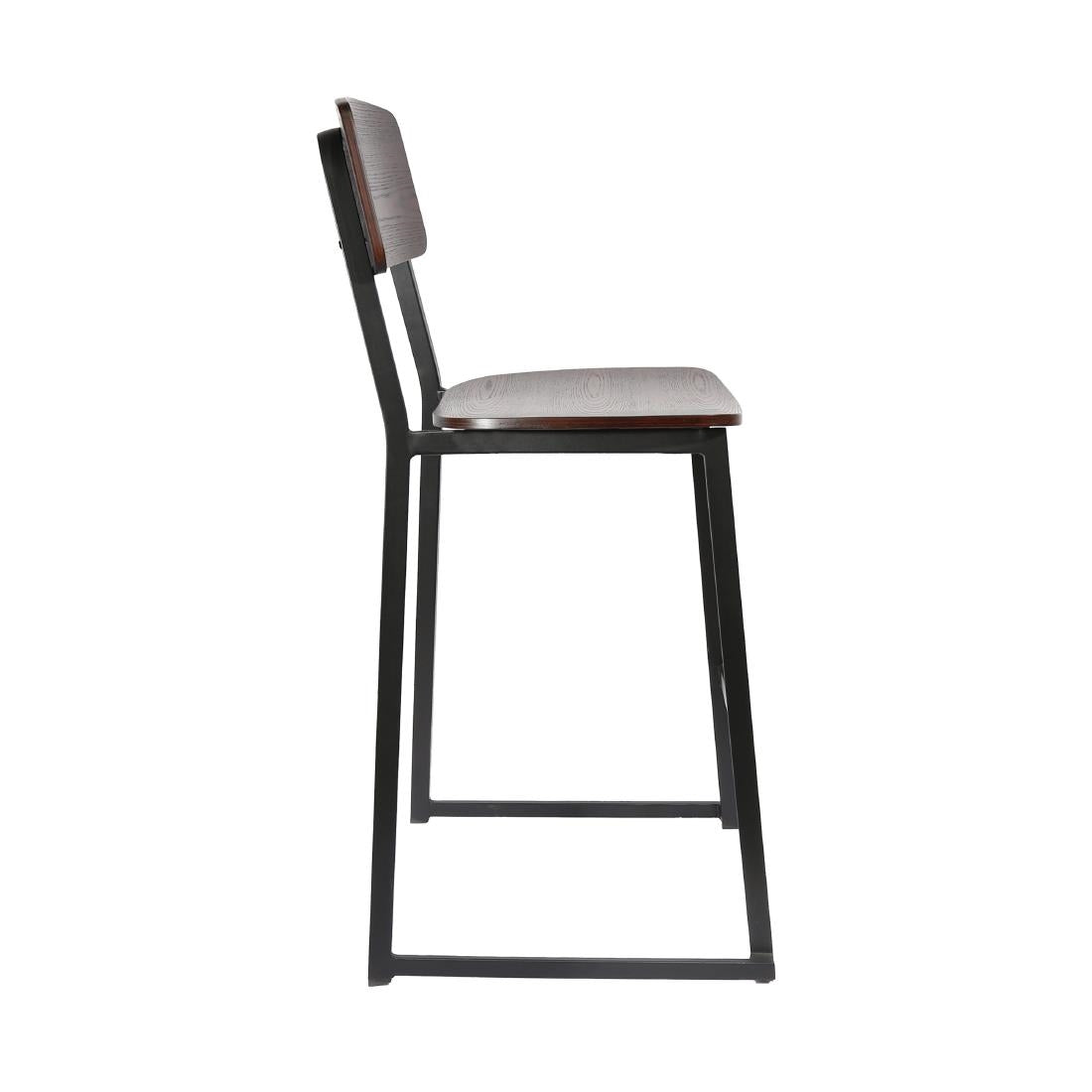 Furnlink Denver Dark Natural Barstool (2 Pack) • PAS-JD950