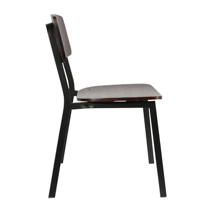 Furnlink Denver Dark Natural Chair (2 Pack) • PAS-JD959
