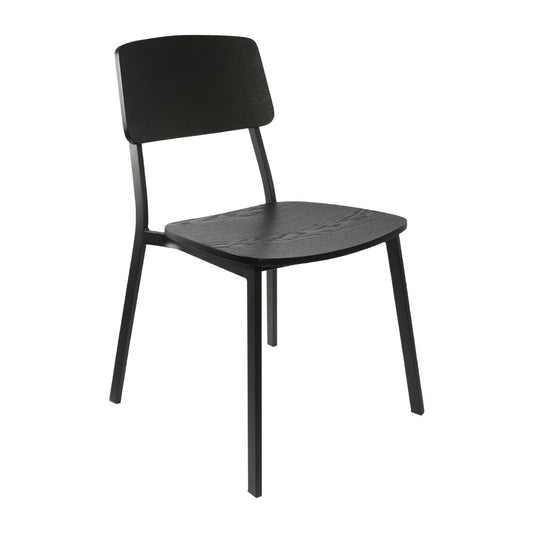Furnlink Denver Black Chair (2 Pack) • PAS-JD961