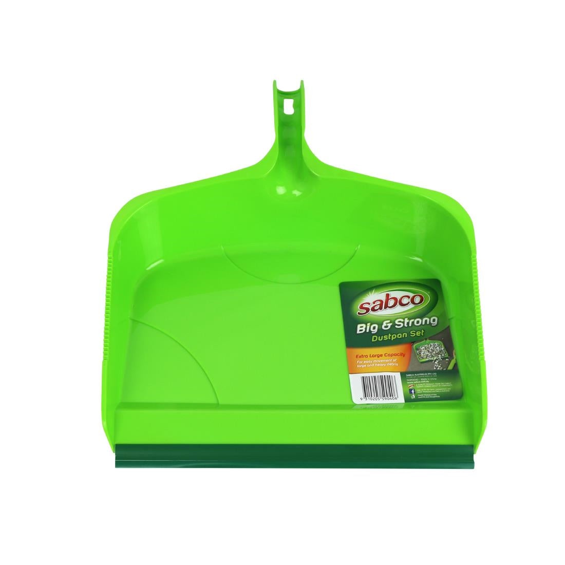 Sabco Professional Large Dustpan and Broom Green • PAS-JD978