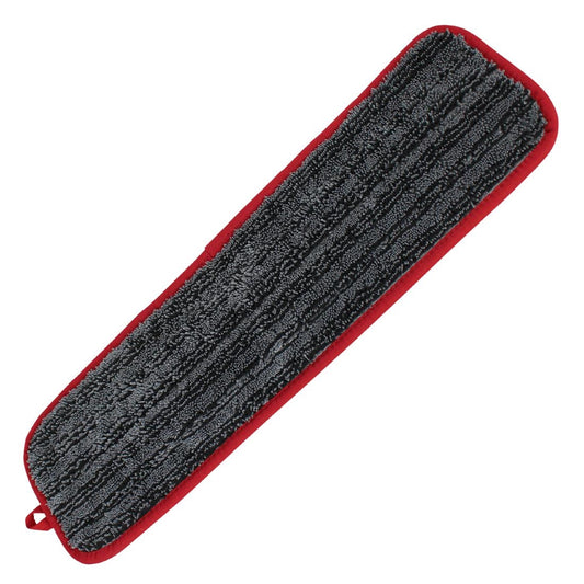 Sabco Professional Ultra Clean Microfibre Antibacterial Flat Mop Pad Red (10 Pack) • PAS-JD981