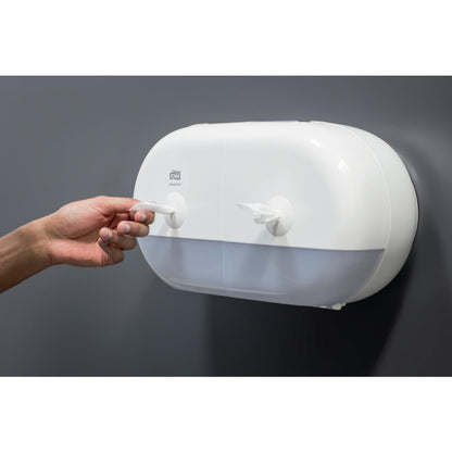Tork SmartOne Mini Twin Toilet Roll Dispenser • PAS-JE047