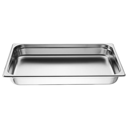 Vogue Heavy Duty Stainless Steel 1/1 Gastronorm Tray 65mm • PAS-JM742