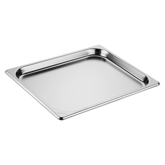 Vogue Stainless Steel Heavy Duty 1/2 Gastronorm Tray 20mm • PAS-JM749