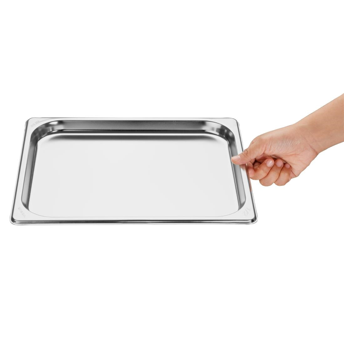 Vogue Stainless Steel Heavy Duty 1/2 Gastronorm Tray 20mm • PAS-JM749