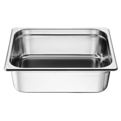Vogue Stainless Steel Heavy Duty 1/2 Gastronorm Tray 100mm • PAS-JM752