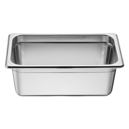 Vogue Heavy Duty Stainless Steel 1/4 Gastronorm Tray 100mm • PAS-JM760
