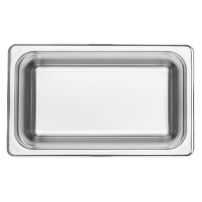 Vogue Heavy Duty Stainless Steel 1/4 Gastronorm Tray 100mm • PAS-JM760