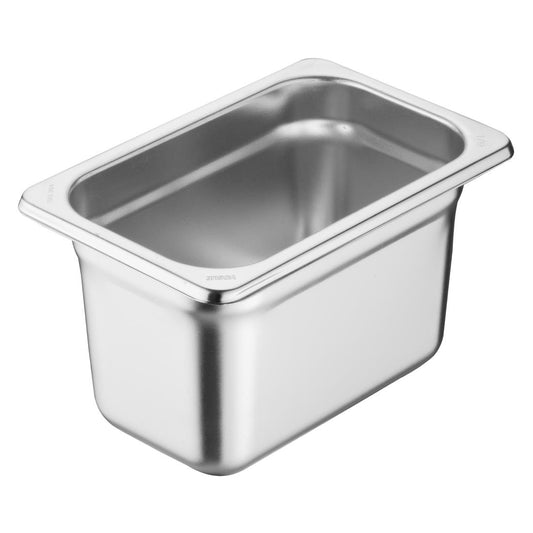 Vogue Heavy Duty Stainless Steel 1/9 Gastronorm Tray 100mm • PAS-JM766
