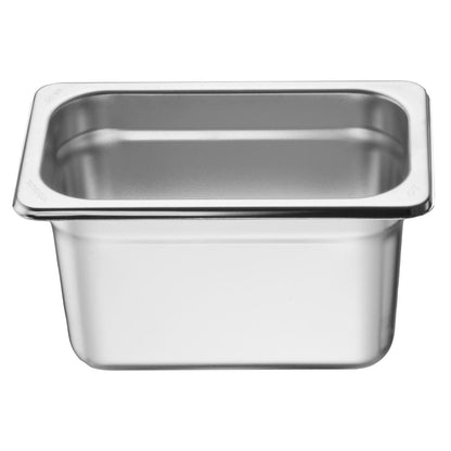 Vogue Heavy Duty Stainless Steel 1/9 Gastronorm Tray 100mm • PAS-JM766