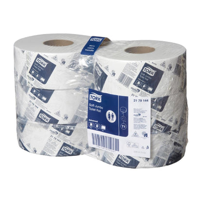 Tork Soft Jumbo Advanced Toilet Roll 2-ply T1 (6 Pack) • PAS-JZ510