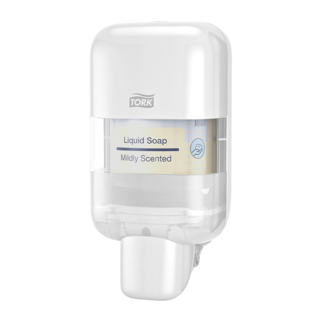 Tork Mini Soap & Sanitiser White Dispenser S5 • PAS-JZ517