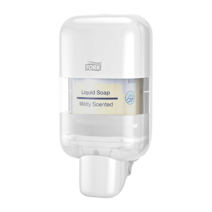 Tork Mini Soap & Sanitiser White Dispenser S5 • PAS-JZ517