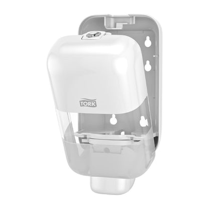 Tork Mini Soap & Sanitiser White Dispenser S5 • PAS-JZ517