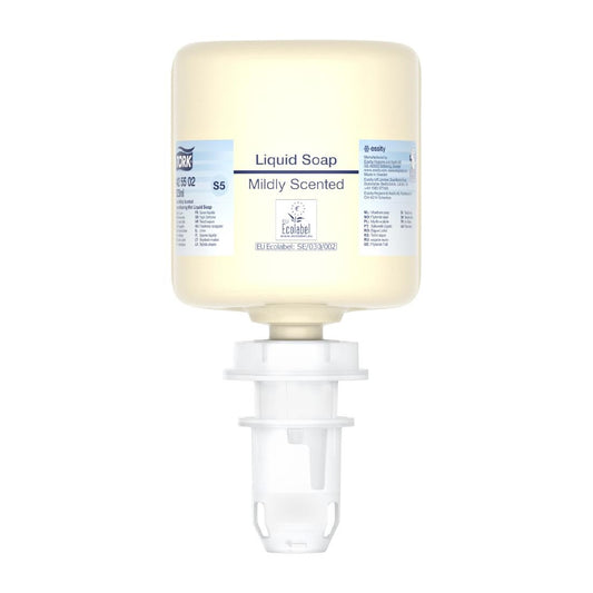 Tork Mildy Scented S5 Mini Liquid Soap 8x525ml (Mildy Scented. 525ml. Pack of 8) • PAS-JZ518