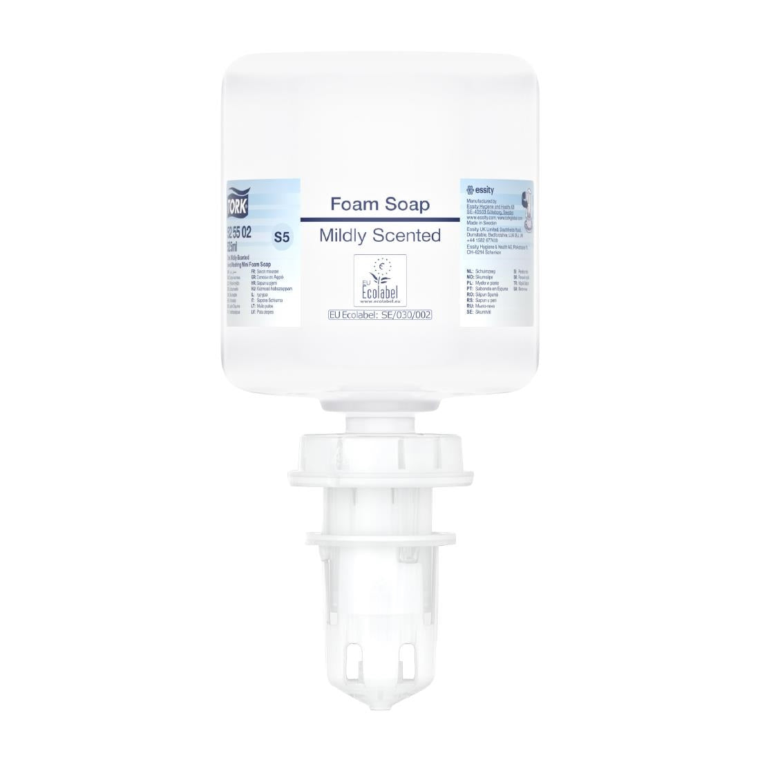 Tork Mildly Scented Mini Foam Soap 8x525ml (Mildy Scented. 525ml. Pack of 8) • PAS-JZ519