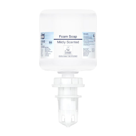 Tork Mildly Scented Mini Foam Soap 8x525ml (Mildy Scented. 525ml. Pack of 8) • PAS-JZ519