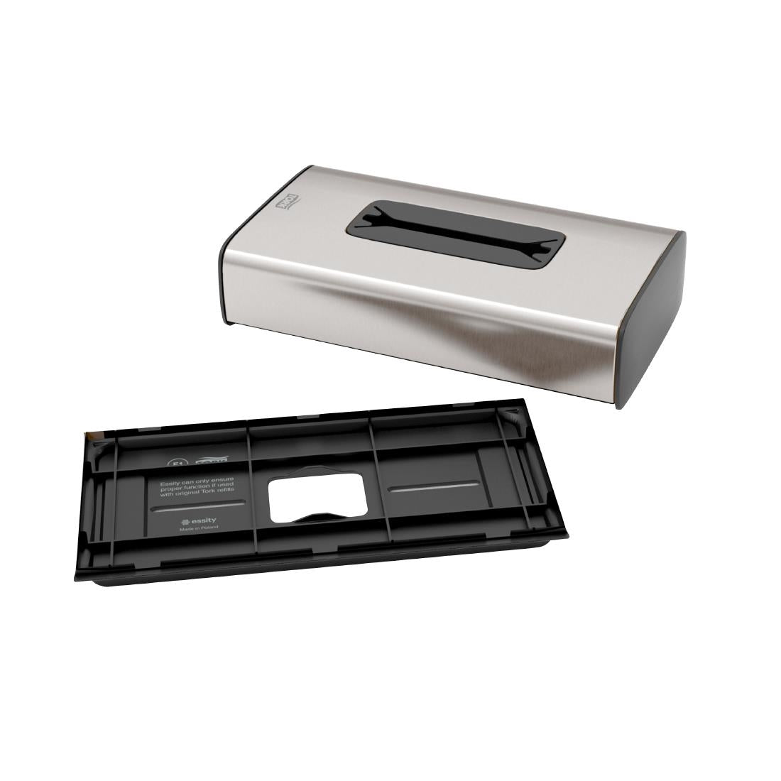 Tork F1 Facial Tissue Dispenser Stainless Steel • PAS-JZ523