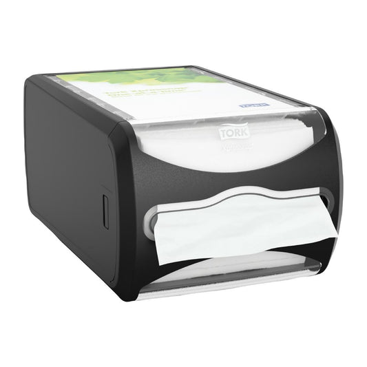 Tork Xpressnap Countertop Napkin Dispenser Black N4 • PAS-JZ534