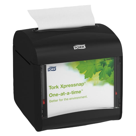 Tork Xpressnap Cafe Black Napkin Dispenser N10 • PAS-JZ538