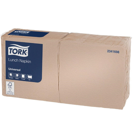 Tork Natural Quarterfold Lunch Napkin 1 Ply (10 Pack) • PAS-JZ543