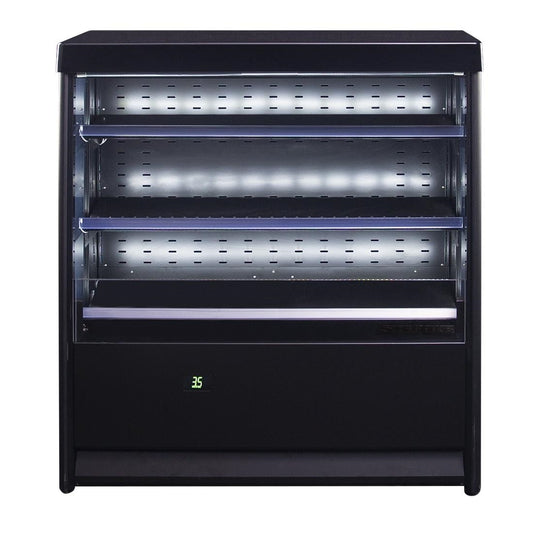 SKOPE Open Deck Fridge OD460N 403Ltr Black • PAS-JZ557