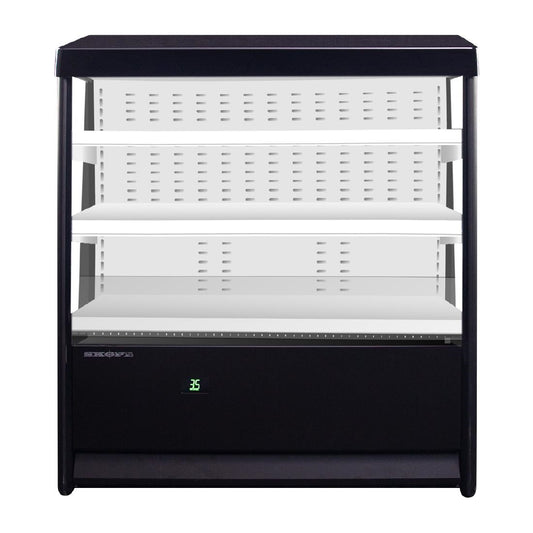 SKOPE Open Deck Fridge OD460N 403Ltr Black/White • PAS-JZ558