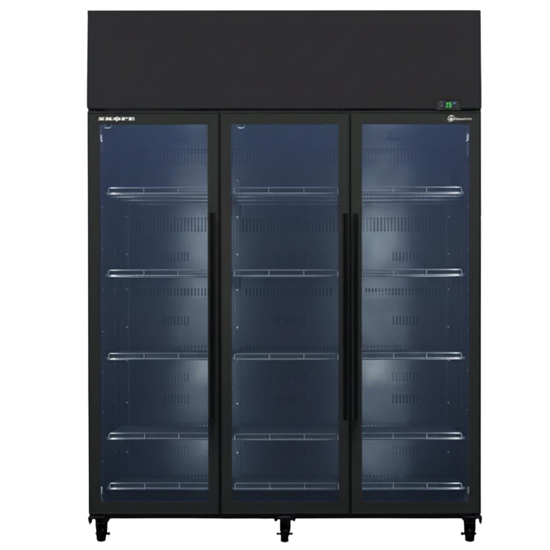 SKOPE TME ActiveCore Ultra Efficient 3 Glass Door Chiller White/Black • PAS-JZ563