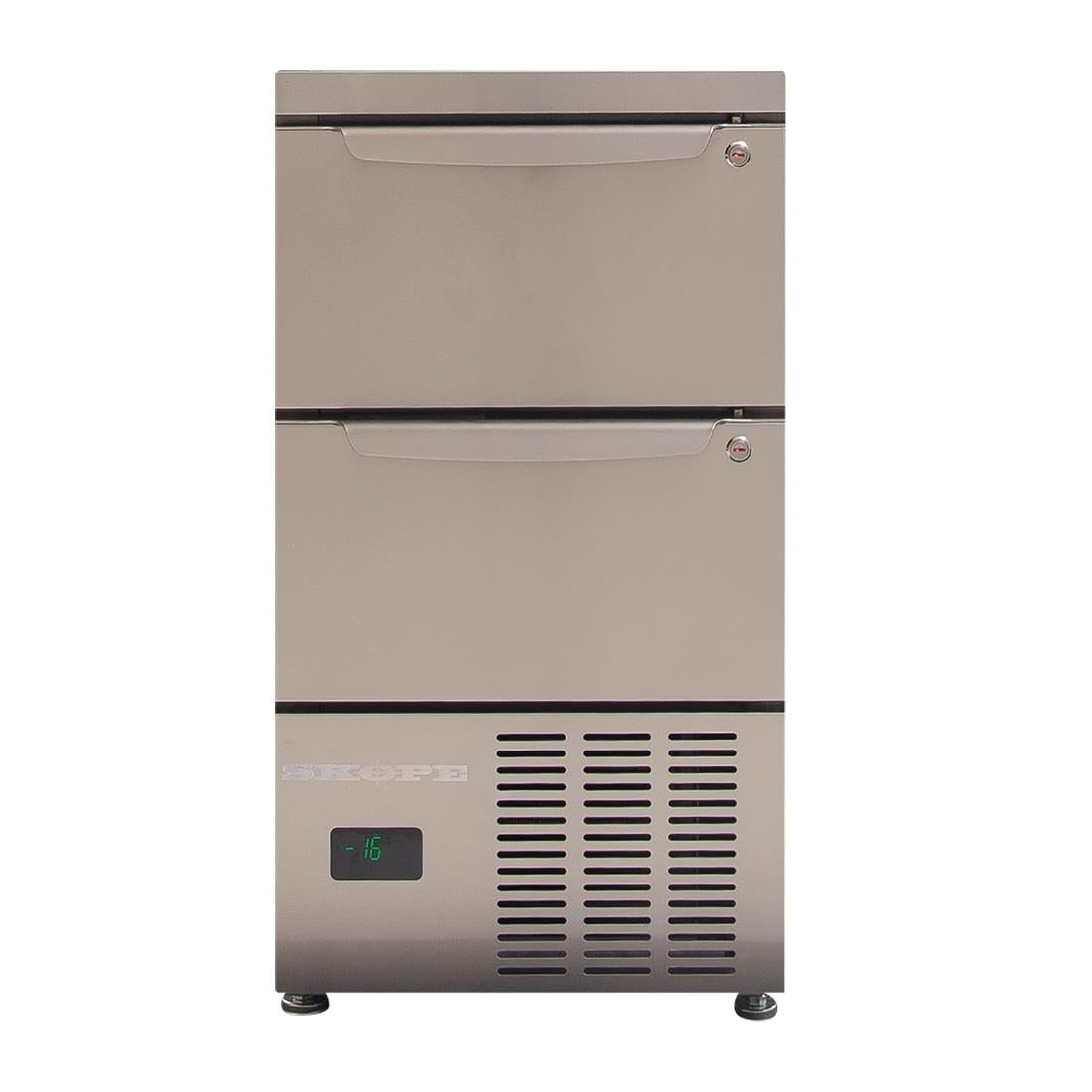 SKOPE ProSpec P.FSF.1.D2 Freezer Station Two Drawer, One Bay (845(H)x455(W)x765(D)mm. R290 refrigerant) • PAS-JZ826